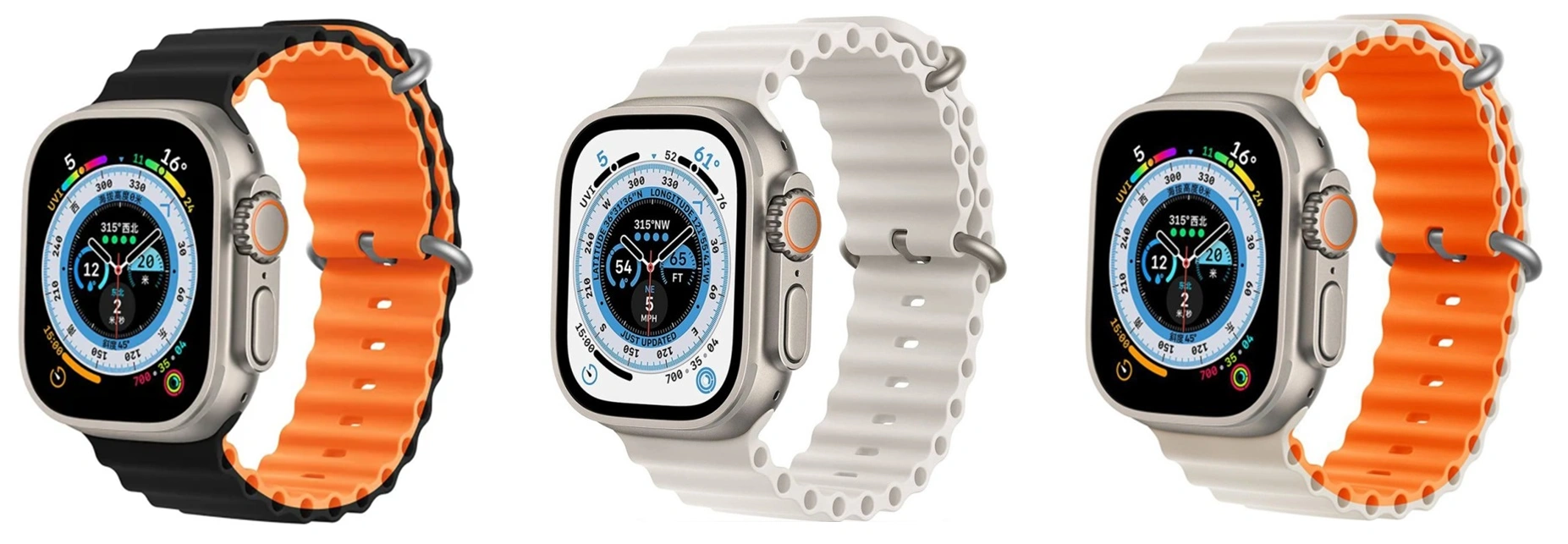 Techprotect  Apple Watch 42  44  45  49 mm sportinis dirželis, bendra nuotrauka